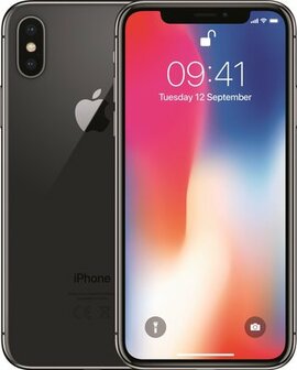 Apple iPhone 10 (X) 64GB 5.8 inch zwart simlockvrij + garantie