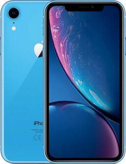 Apple iPhone (10) XR (6-core 2,49Ghz) 128GB Blauw+ garantie