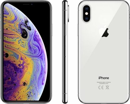 Apple iPhone XS 256GB zilver silver + garantie