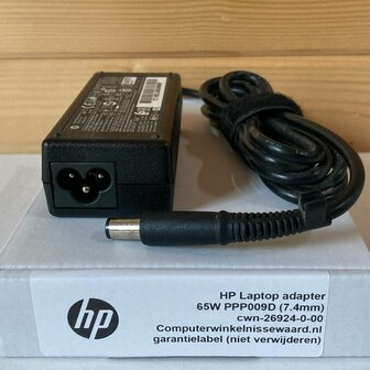 HP 65W original adapter Voeding Oplader (7.4mm) PPP009D (756413-003)