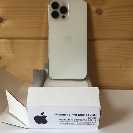 Apple iPhone 13 Pro Max Zilver 512GB + Garantie