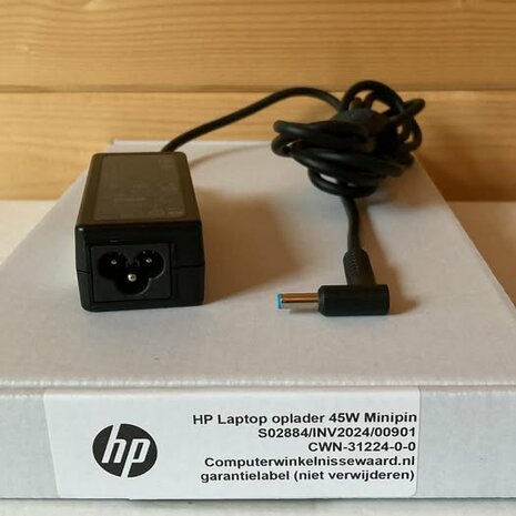 HP 45W original adapter Voeding Oplader (mini pin)