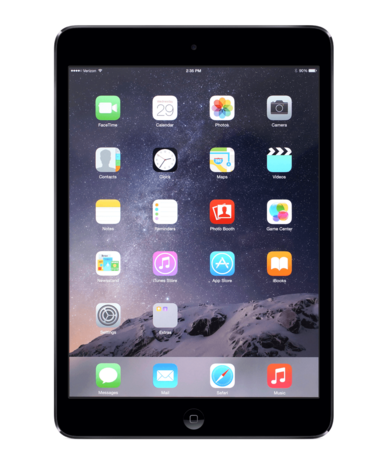 nieuwsbrief actie Apple iPad Mini 2 zwart 16gb 7.9" wifi (4G) + garantie