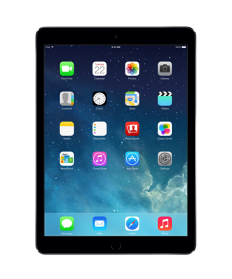 Apple iPad air 2 zwart WiFi (4G) + garantie