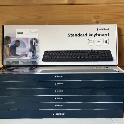 voordeelbundel (2+prijs) Standaard toetsenbord USB zwart (qwerty)