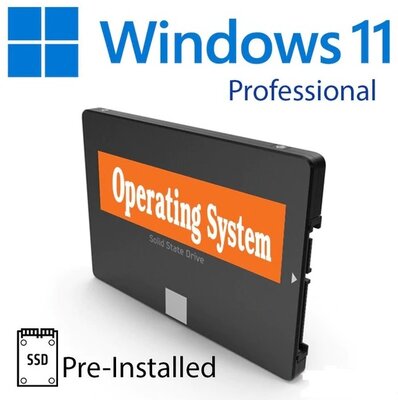 A-merk 240GB SSD + voor geïnstalleerde Windows 11 Pro