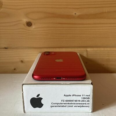 Apple IPhone 11 (6-core 2,65Ghz) 64GB rood 6.1" (1792X828) + garantie