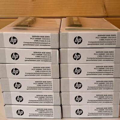 HP server geheugen 8GB DDR3 PC3L 1200R DIMM (Samsung)