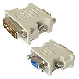 A-DVI-VGA Adapter DVI-A 24-pin male to VGA 15-pin HD (3 rows) female